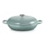 Le Creuset Sea Salt Signature 4.7 Litre Shallow Casserole, 32cm