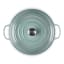 Le Creuset Sea Salt Signature 4.7 Litre Shallow Casserole, 32cm angle