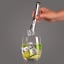 Vacu Vin Stainless Steel Ice Tongs with and ice cube