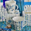 Designers Guild Suzuri Indigo Mug, 420ml on the table