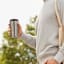 Nespresso Stainless Steel Touch Travel Mug, 345ml handheld