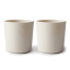 Mushie Baby Cups, Set of 2 - Ivory