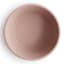 Mushie Silicone Suction Bowl, 280ml - Blush angle