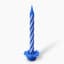 Okra Candle Birthday Candle - Blue