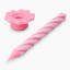 Okra Candle Birthday Candle - Pink