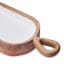Salisbury & Co Calla Oval Serving Bowl with Handle, 35cm close up