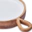 Salisbury & Co Calla Round Serving Bowl with Handle, 30cm close up