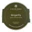 Charisma Candles Ginger Lily Scented Filled Ribbed Ceramic Candle, 300g packaging