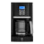 Russell Hobbs Nexus Stainless Steel Digital Coffee Maker, 1.8L - Black angle