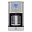 Russell Hobbs Nexus Stainless Steel Digital Coffee Maker, 1.8L - Silver angle