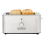 Russell Hobbs Nexus Stainless Steel 4-Slice Toaster - Silver angle