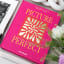 Printworks Picture Perfect Blank Photo Album - Pink on the table