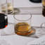 JAN Opulent Tumblers with Gold Rim, Set of 4 with whiskey