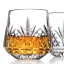 Paris Whisky Glasses, Set of 4 detail with whiskey 