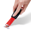 Dreamfarm Self Sharpening Cleaning Scrapers, Set of 2 removing a sticker