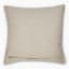 Thread Office Cotton Slub with Black Step Stitch Scatter Cushion with Feather Blend Inner, 50cm x 50cm back view