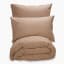 Thread Office Natural Washed Cotton Duvet Cover Set 