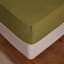 Thread Office Olive Washed Cotton Fitted Sheet - Double
