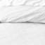 Linen House White Rhea Duvet Cover Set - Double detail on the bed