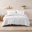 Linen House White Rhea Duvet Cover Set - Queen