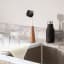 Eva Solo Oak Nylon Dish Brush - White with a dish cloth