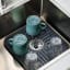 Joseph Joseph SinkShield Sink Saver Mat - Small with dishes