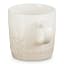 Le Creuset Jardin Relief Stoneware Cappuccino Mug, 200ml - Meringue angle