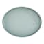 Le Creuset Jardin Relief Oval Stoneware Serving Platter, 36cm - Sea Salt angle