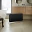 Mill Invisible WiFi Panel Heater, 1500W - Black in the bathroom