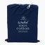 Thread Office Navy Washed Cotton Duvet Cover Set - Double