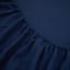 Thread Office Navy Washed Cotton Fitted Sheet - Double