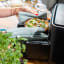 Pyrex Round Airfryer Dish - 1L taken out of air fryer 