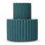 Alkaline Fluted Form Candle Holder - Gulf Coast