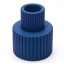 Alkaline Fluted Form Candle Holder - Blue Depth