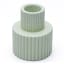 Alkaline Fluted Form Candle Holder - Gleam Green