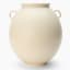 Thread Office Cream Cleo Ceramic Vase, 28cm