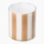 Thread Office Natural Stripe Tealight Candle Holder