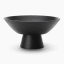 Thread Office Black Decorative Wooden Bowl, 30cm