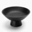 Thread Office Black Decorative Wooden Bowl, 30cm