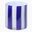 Thread Office Blue Stripe Tealight Candle Holder