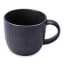 Salisbury & Co Collective Ridge Porcelain Mug, 400ml - Black Ink