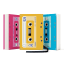 Suck UK Mixtape Notebooks, Set of 3