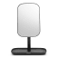 Brabantia ReNew Mirror with Storage Tray - Dark Grey angle