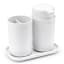 Brabantia ReNew Bathroom Accessory Set, 3-Piece - White