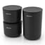 Brabantia ReNew Storage Pots, Set of 3 - Dark Grey