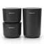 Brabantia ReNew Storage Pots, Set of 3 - Dark Grey angle