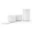 Brabantia ReNew Storage Pots, Set of 3 - White angle