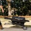 Masterbuilt Portable Charcoal Grill Cart steps to fold/unfold