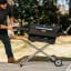 Masterbuilt Portable Charcoal Grill Cart steps to fold/unfold
