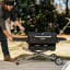 Masterbuilt Portable Charcoal Grill Cart steps to fold/unfold